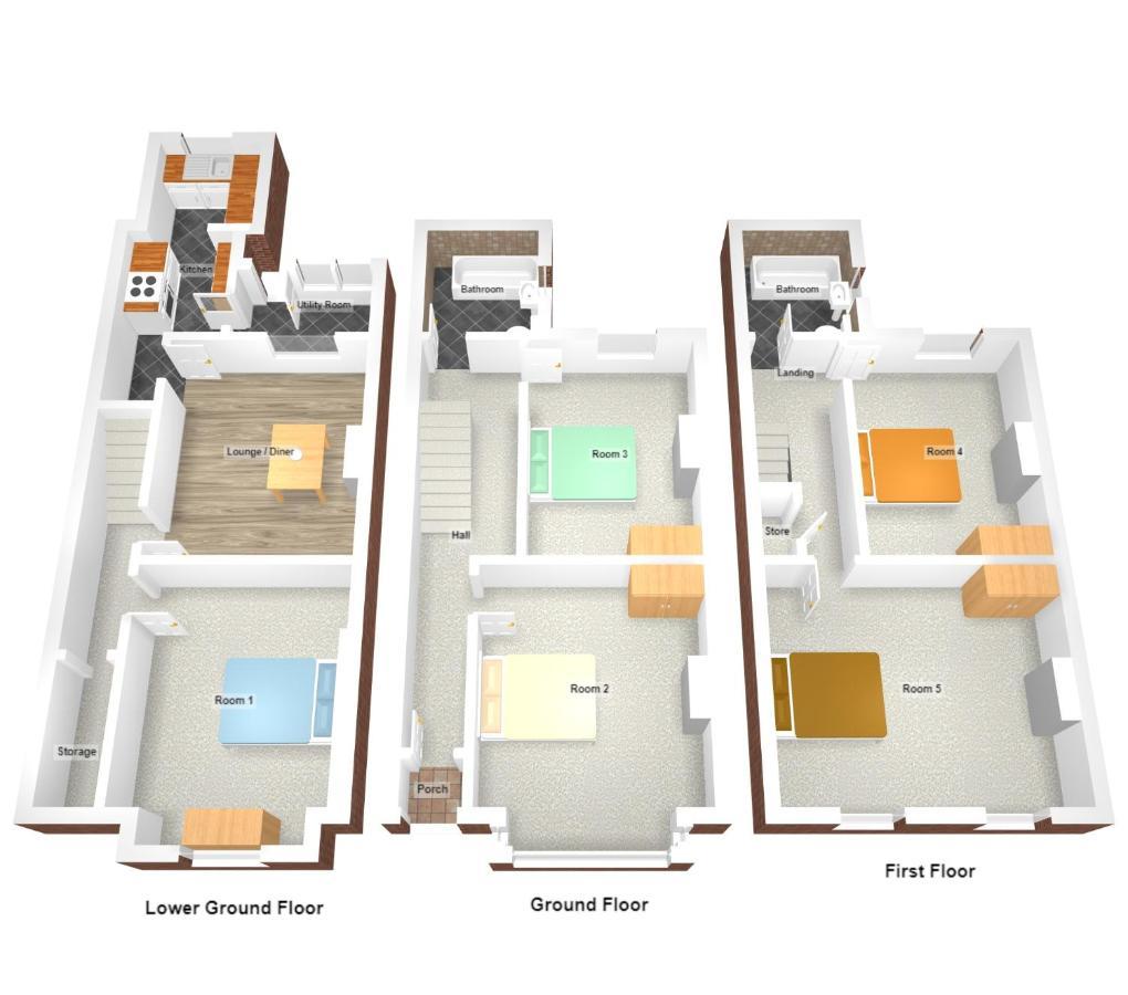 كرو Wistaston House By Yourstays 5 Double Bedrooms And 2 Bathrooms, Great For Groups! Book Now! المظهر الخارجي الصورة